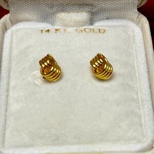 14 K gold earrings